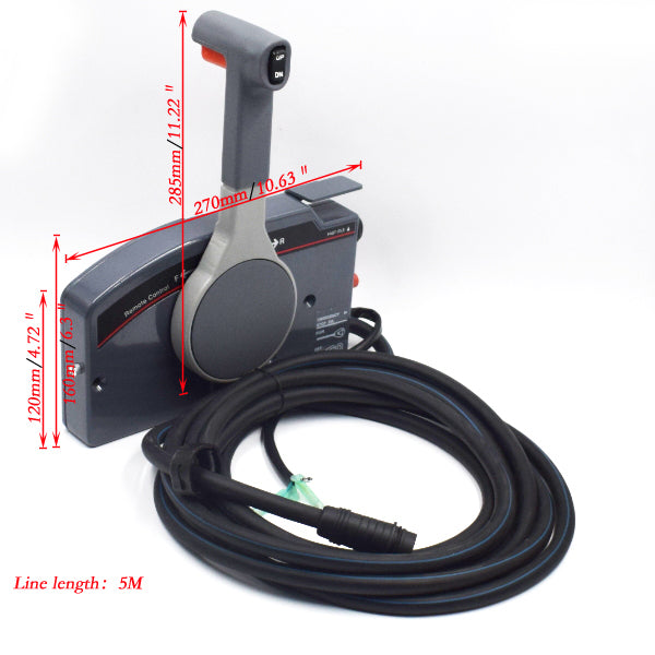 New product for Yamaha outboard remote control box and 10-pin cable left-side push throttle - n