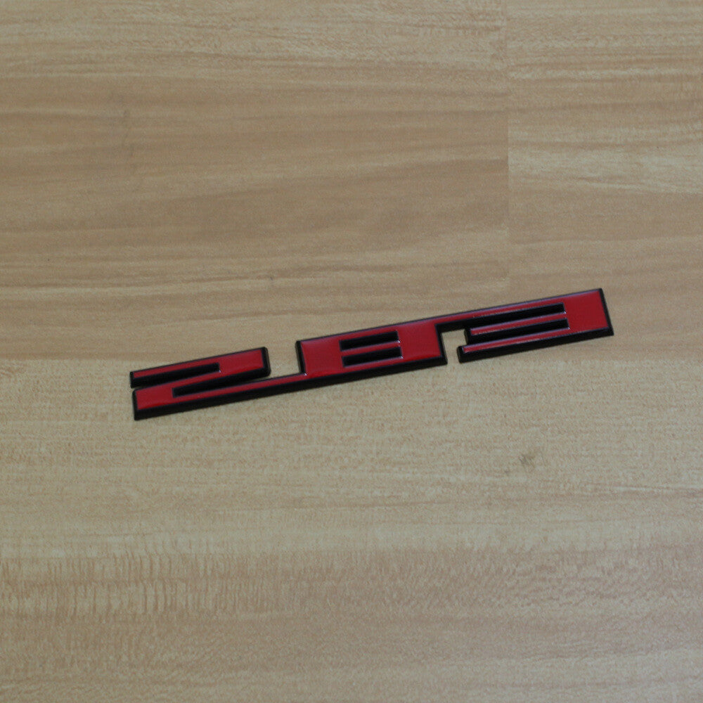 1x Black 283 Red Metal Badge Emblem Decal Sticker Vehicle Bumper Car Hybrid Auto Q