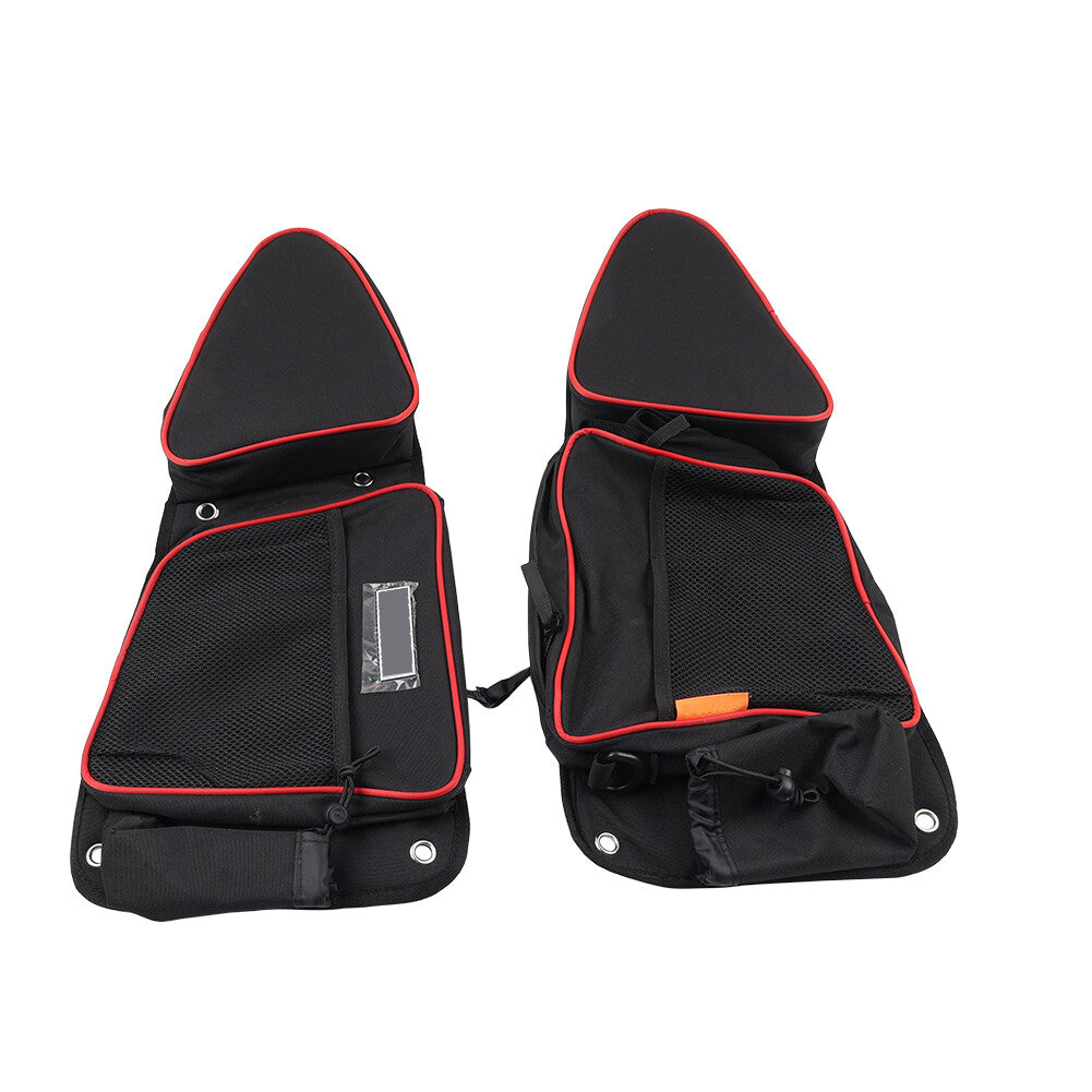 for Polaris RZR XP 4 1000 Turbo S 900 Front Side Door Storage Bags W/ Knee Pad