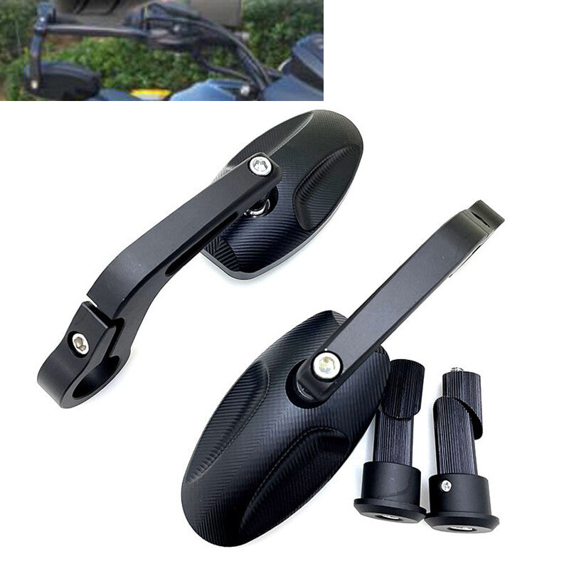 7/8 inch 22 mm handlebar motorcycle rearview mirror, all-terrain vehicle handlebar side mirror - n