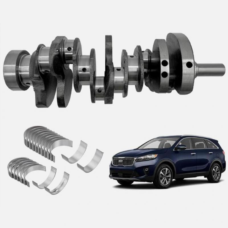 For 11-16 for Hyundai Santa Fe for Kia Sorento 3.3L Crankshaft with Main Rod Bearing Set n