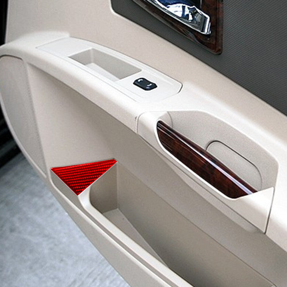 Red Carbon Fiber Interior Gear Panel Frame Cover Trim for Honda S2000 2004-2009 v
