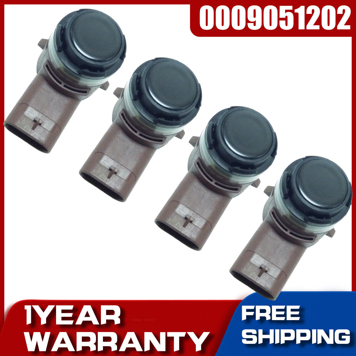 4PCS PDC Backup Parking Sensor For C218 C117 C292 C253 0009051202 v