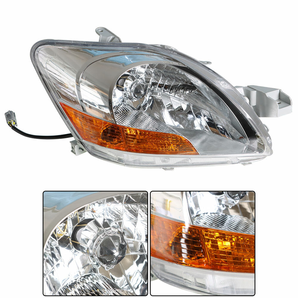 2007-2011 Yaris Sedan: Left + Right Headlights - n