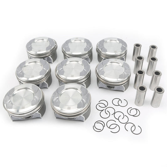 8x Engine Pistons Set A2780302317 For W222 W166 W221 4.6L 4.7L