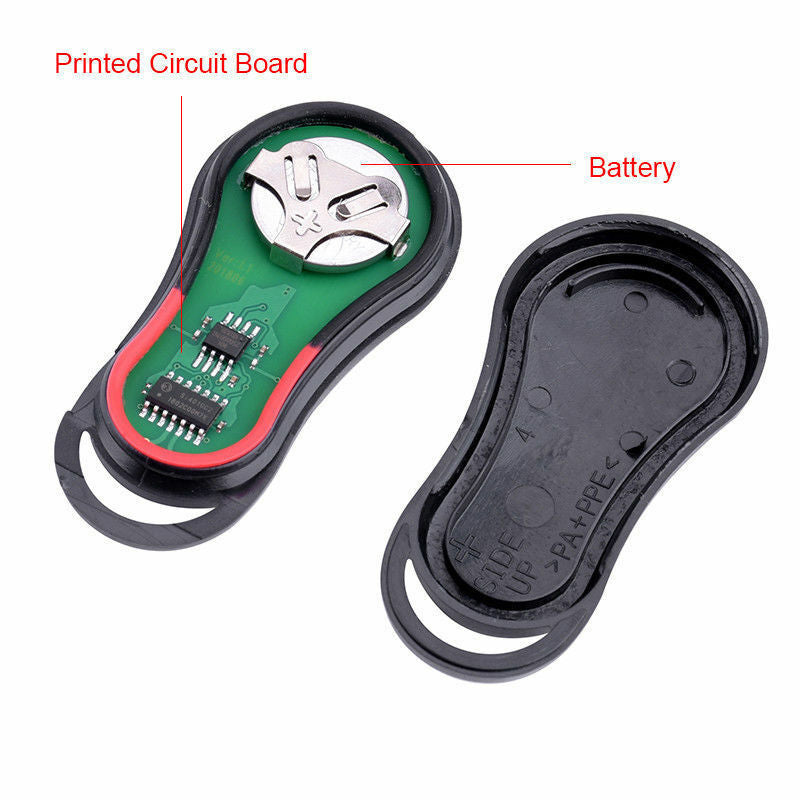 2x Key Fob Remote For 2002 2003 2004 2005 for Dodge for Ram 1500 2500 3500 Q