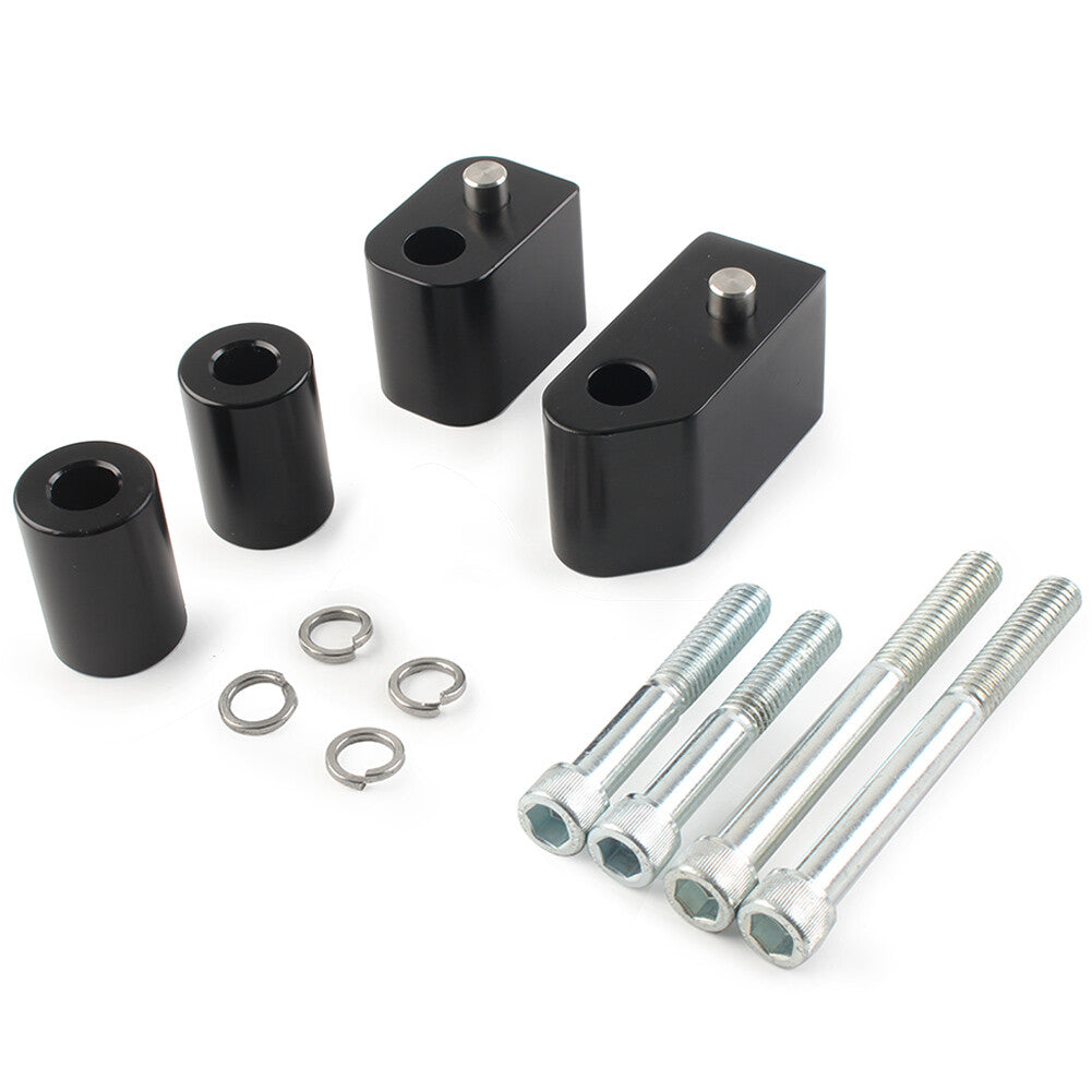 1-1/4 Driver Floorboard Spacer Extension Fit for Harley Street Tri Glide Black
