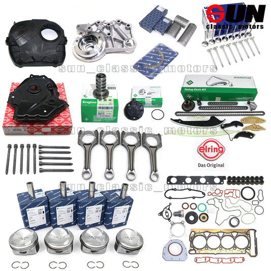 Equipment Manufacturer ( ) Engine Cylinder Rebuild Overhaul Kit for Audi A3 A4 1.8 TFSI CDA CDHB-