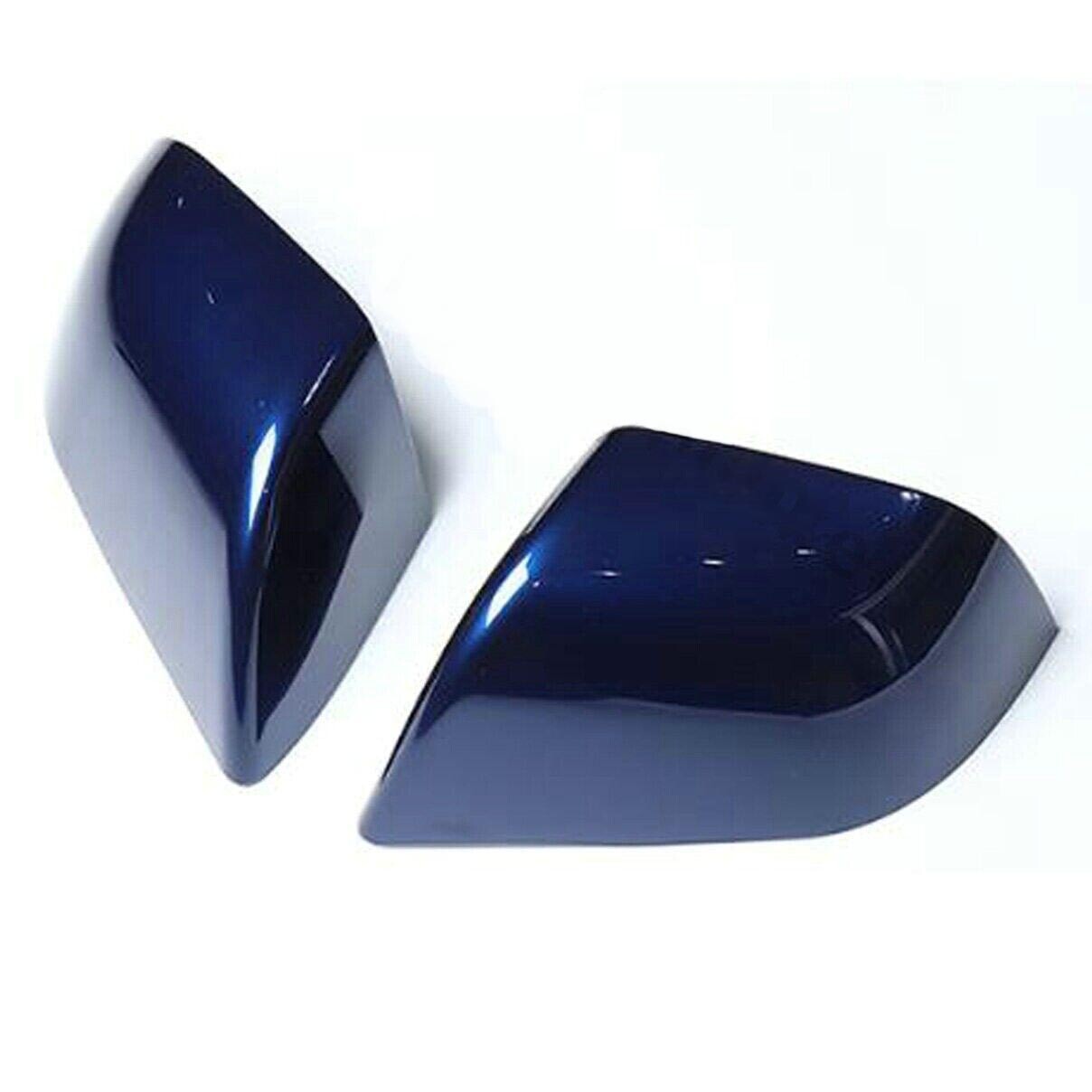 2020-2023 Pair Blue for Tesla for Model Y Left&Right Side Rearview Mirror Cap Cover