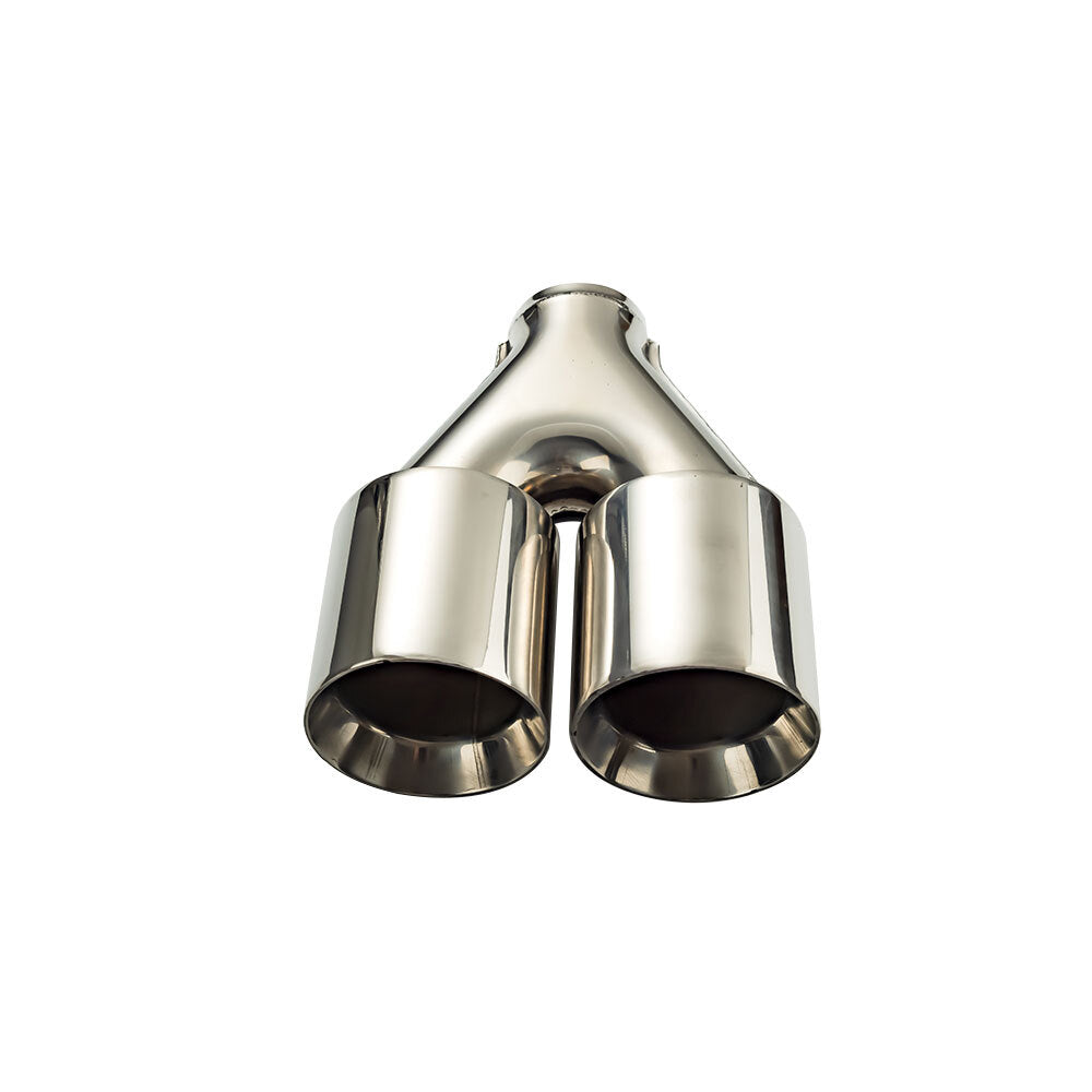2.5 ID 4 OD Universal Dual Exhaust Tips Double Wall Exhaust Tips
