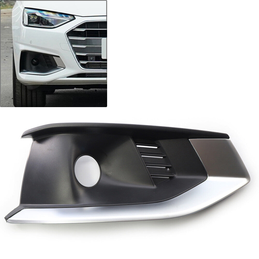 for Audi A4L 2020-2022 Car Front Bumper Fog Light Grille Cover Trim