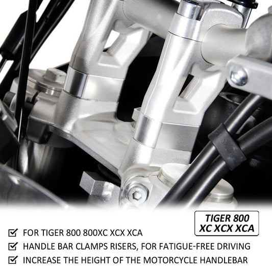 for Triumph Tiger 800 800XC XCX XCA Motorcycle Aluminum Handlebar Bar Risers