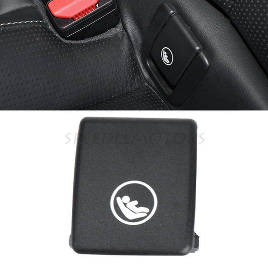 Black Rear Child for Seat Belt Anchor Flap ISOFix Cover for Volvo S90 V90 S60 V60 Q