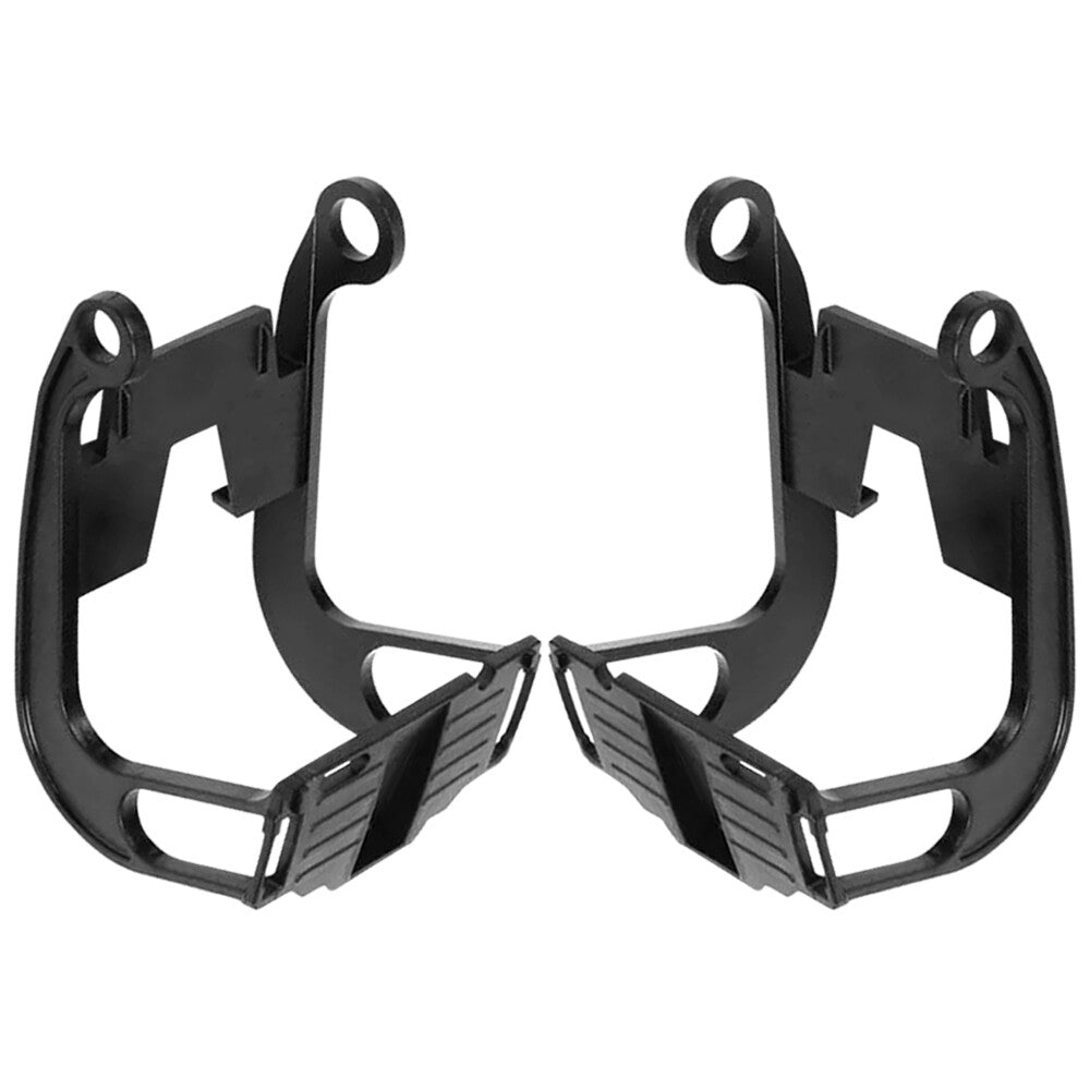 Pair Black Headlight Washer Cover Lever For 2011-2016 528i 535i 550i 535d M5