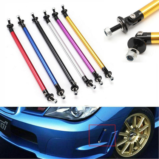 Bumper Lip Red Adjust Front Strut Splitter Rod Tie Support Bars 75 100 150 200MM