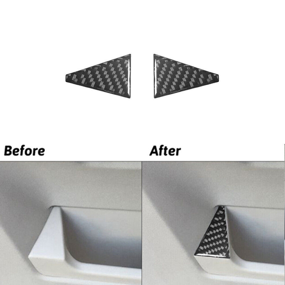 Carbon Fiber Door Storage Box mad Cushion Trim Cover for Cadillac CTS 2003-2007