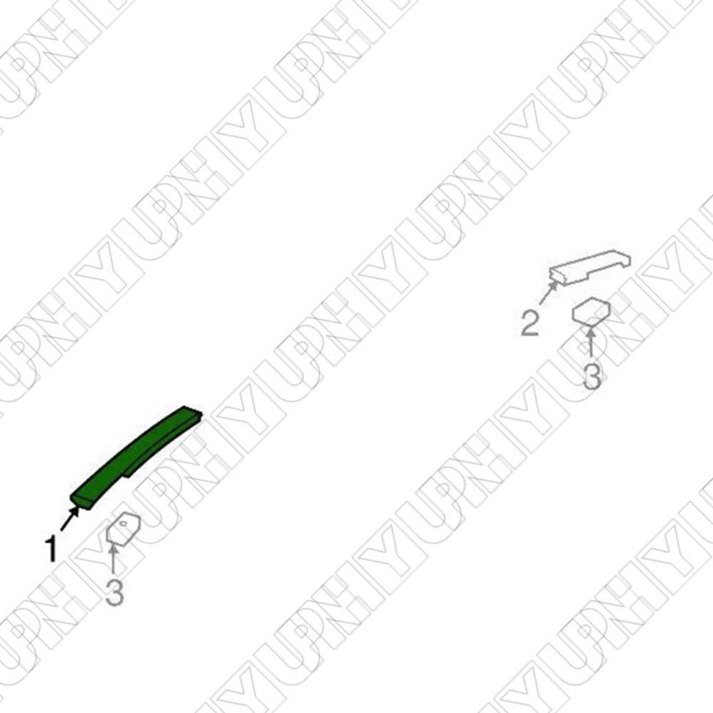 42577928 Left Front Roof Exterior Trim-Drip Molding for Buick Encore Chevy Trax