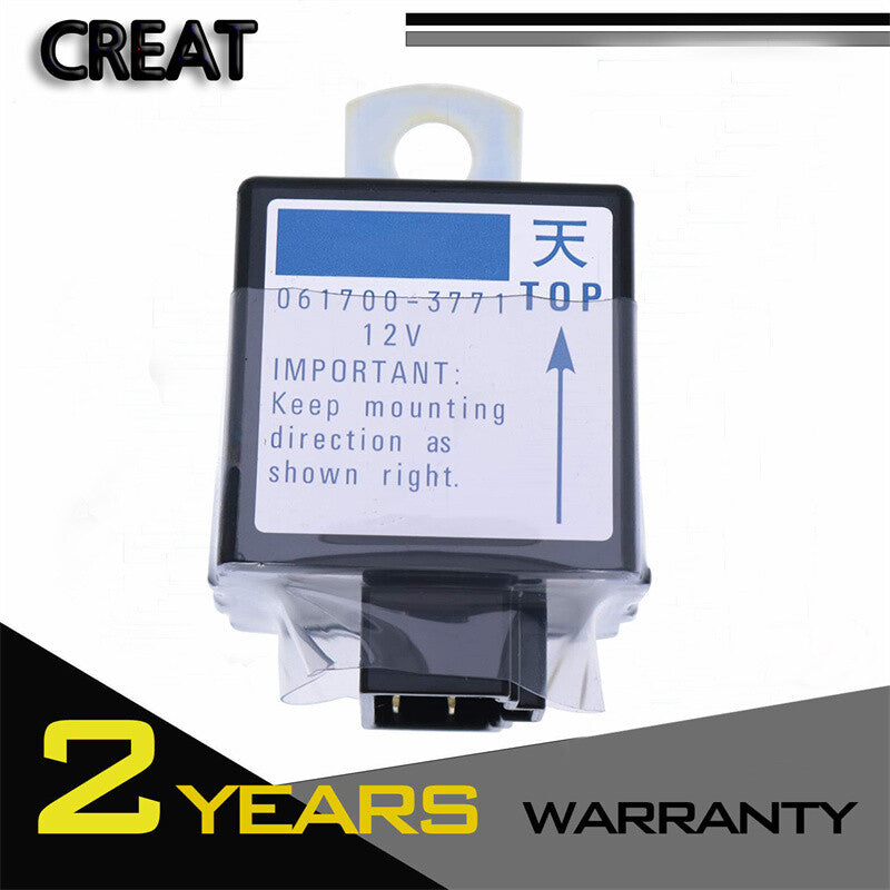 12V time-delay relay solenoid valve suitable for Kubota engine stop relay B1550D T0070-31410