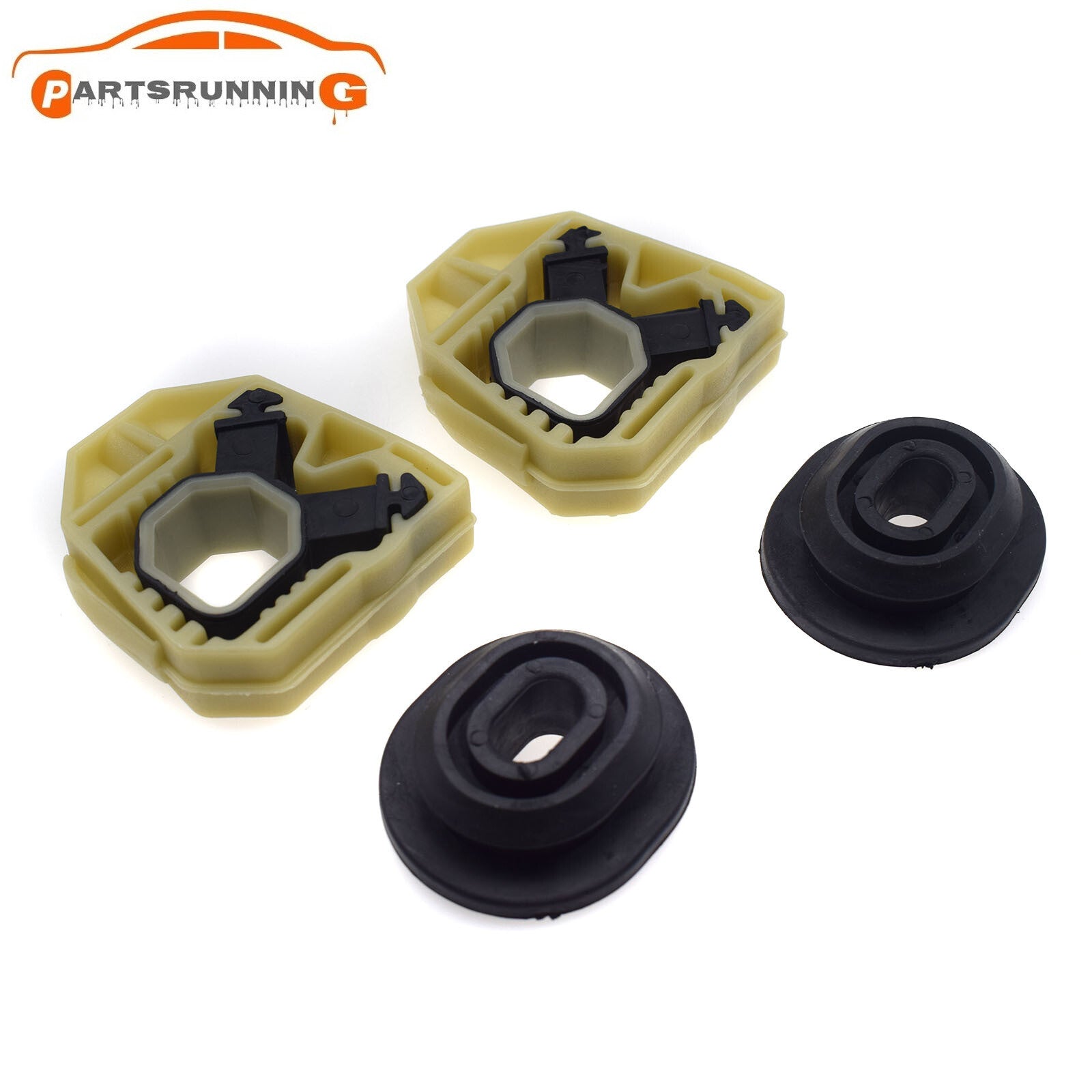 UpperLower Radiator Bracket Mount Set for VW Eos for Golf for Jetta MK5 MK6 PassatB6 B7