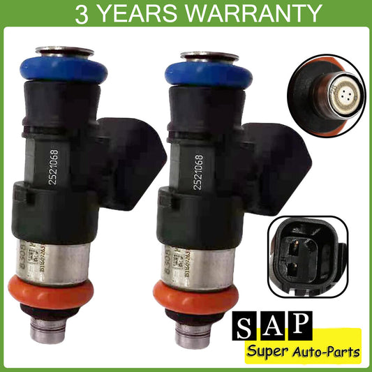 2X Fuel Injector for Polaris ACE RZR Ranger Sportsman 570 900 0280158258 2521068 Q