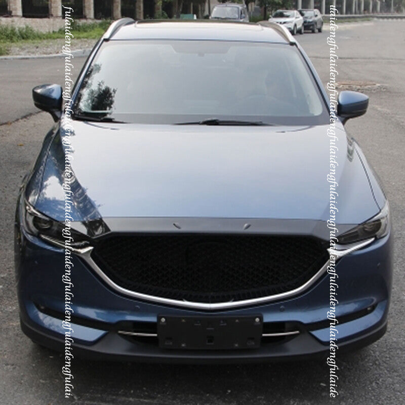 for Mazda CX-5 2017-21 Carbon Fiber Front Engine Hood Grille Bonnet Stripe Cover