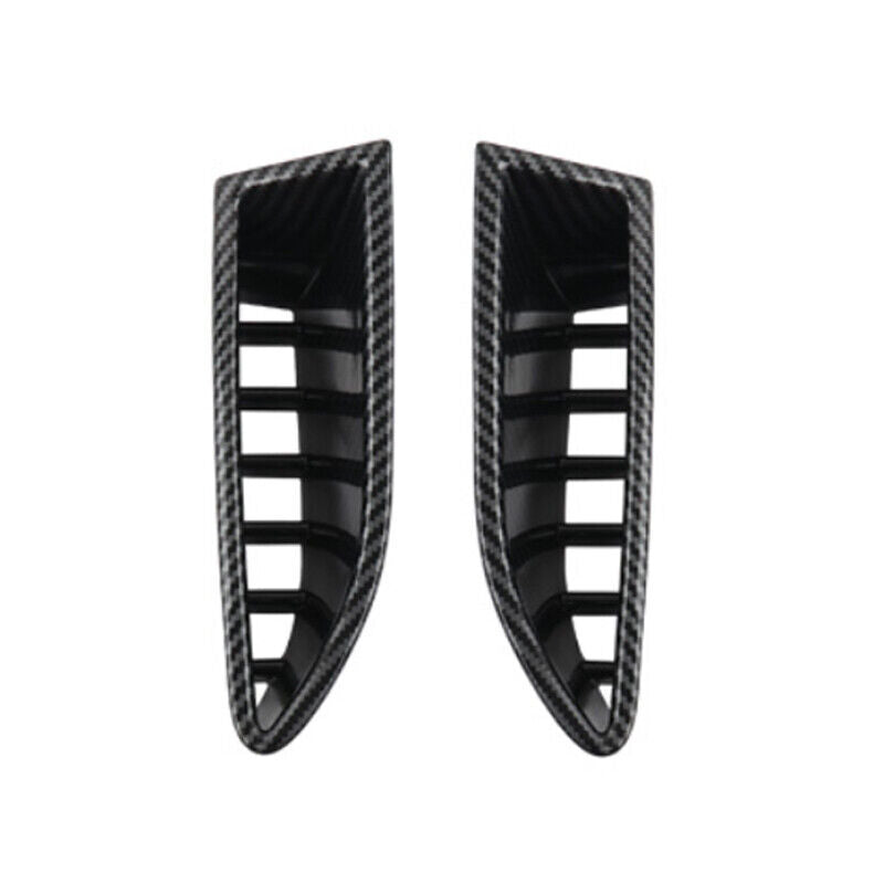 2-Piece Fastener for Nissan Rogue 2021-2022 ABS Carbon Fiber Headlight Eyelid Vents