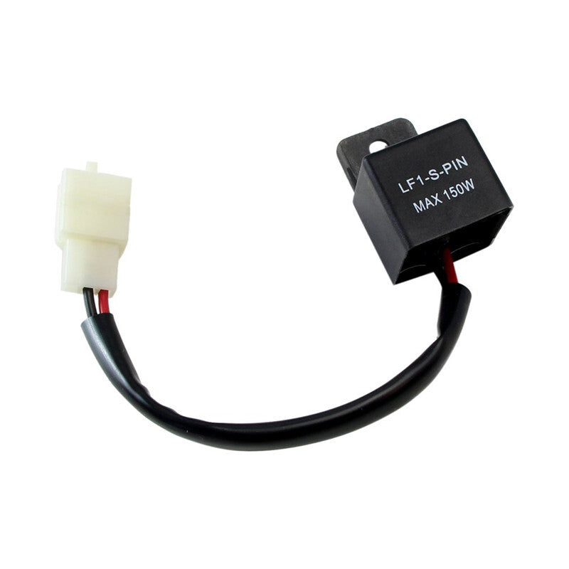 Motorcycle 2Pin Signal Rate Control Relay LED Turn Signals Light Flasher Blinker