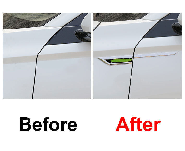 4X Chrome Steel Front Side Door Fender Cover Trim for Nissan Altima 2019-2025