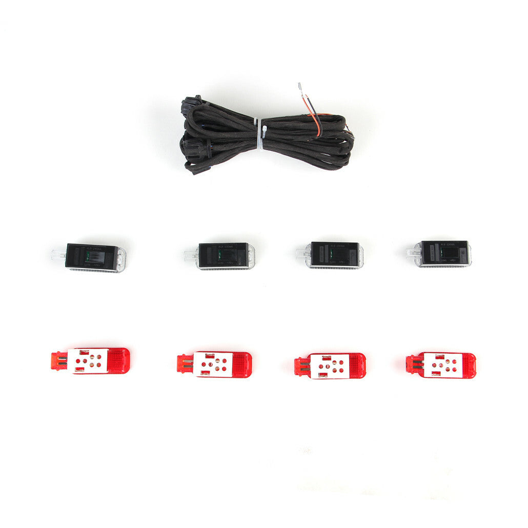 LED door panel warning light with cable kit suitable for Audi for A5 , for A6 , Q3, Q5, TT Q