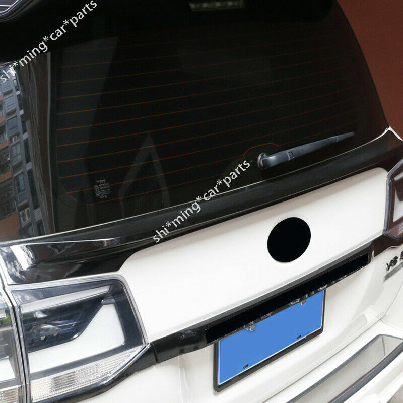 Glossy Black Rear Middle Spoiler Wing Lip for Toyota for Land Cruiser LC200 2016-21