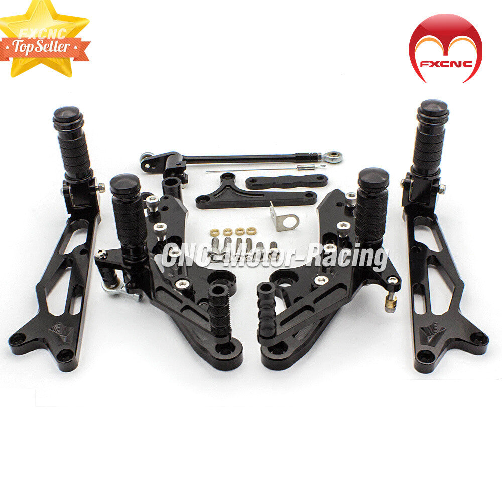 CNC-controlled foot spikes, pedals, and rear wheel footrest for Honda GROM MSX125 (2017-2018-2021).