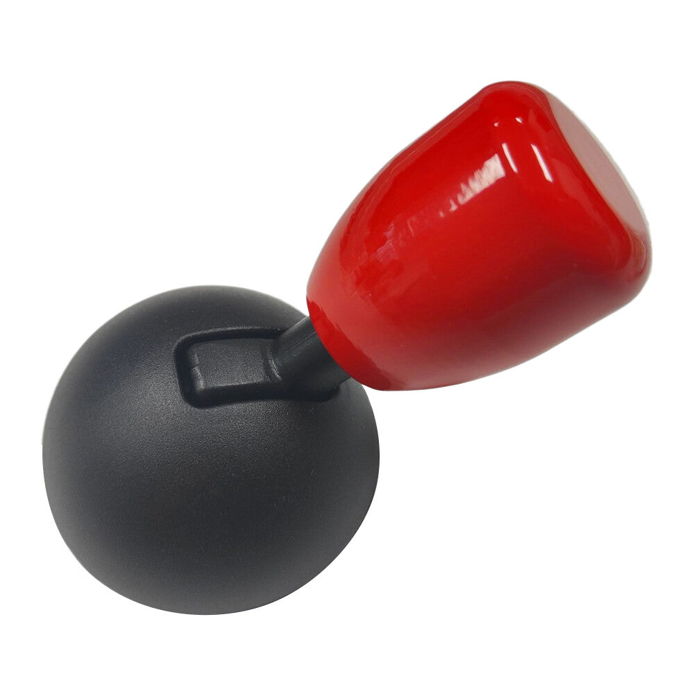 Car Push to Start Button Rocker Engine One-Touch Lever Starter Cover Metal Red