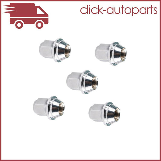 5pcs ACPZ1012D Wheer Lug Nuts 14x1.5mm Fits for Ford Edge for Mustang Chrom Q