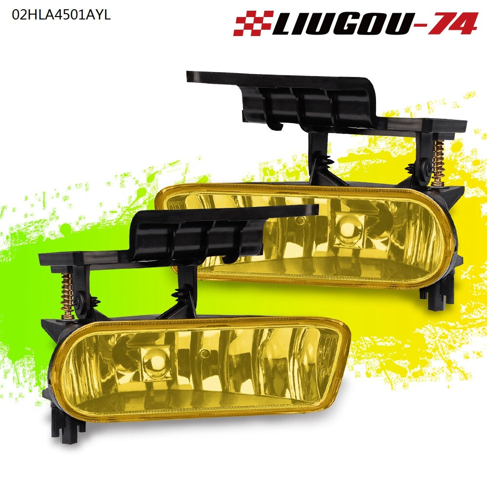 Clear Lens Fog Lamps Lights fit for 00-06 Silverado/ 00-06 Tahoe Suburban- v