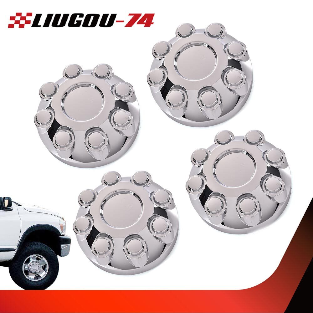 Fits for Ram 2500 3500 Trucks 17 for CHRome Alloy Wheels Center Hub Caps 8 Lug Caps 4 pcs - v