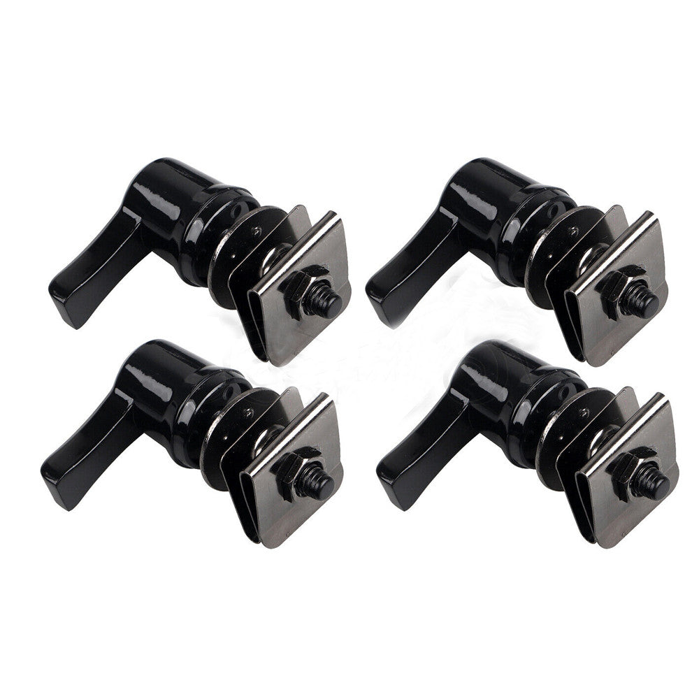 Black saddlebag lock mounting anti-theft bolts and screws suitable for Harley-Davidson Road Kings - n