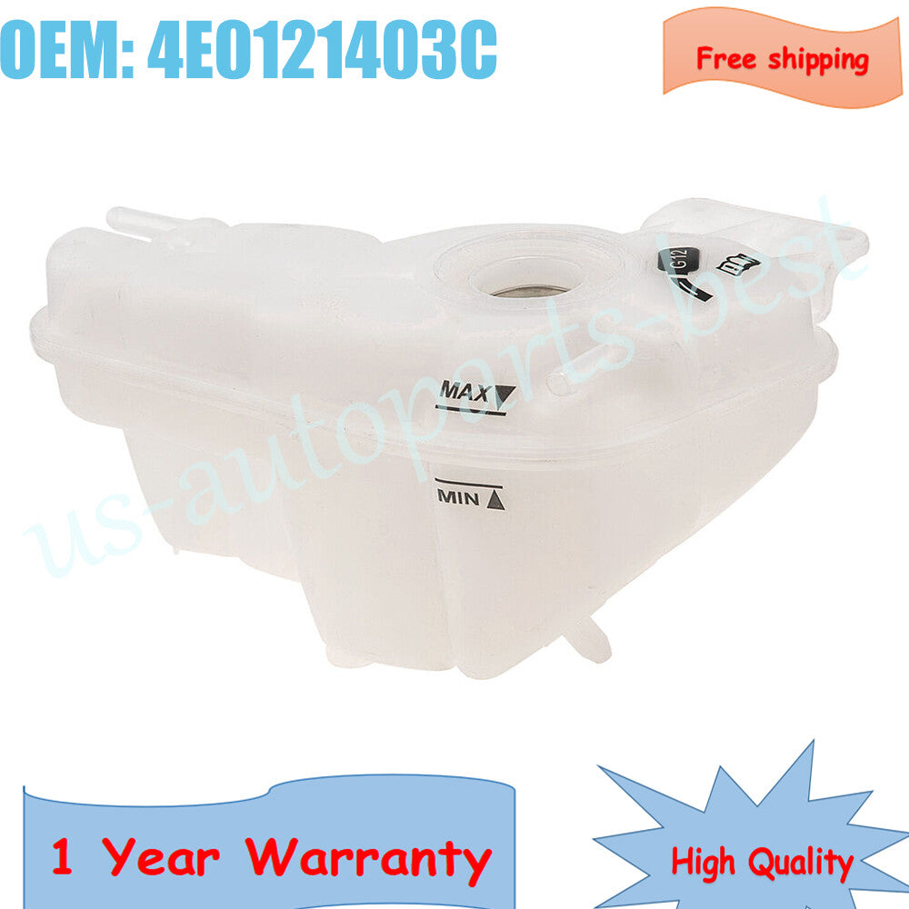 Engine Coolant Reservoir Tank for Audi D3 for A8 Quattro 4.2L 2004-2010 4E0121403C