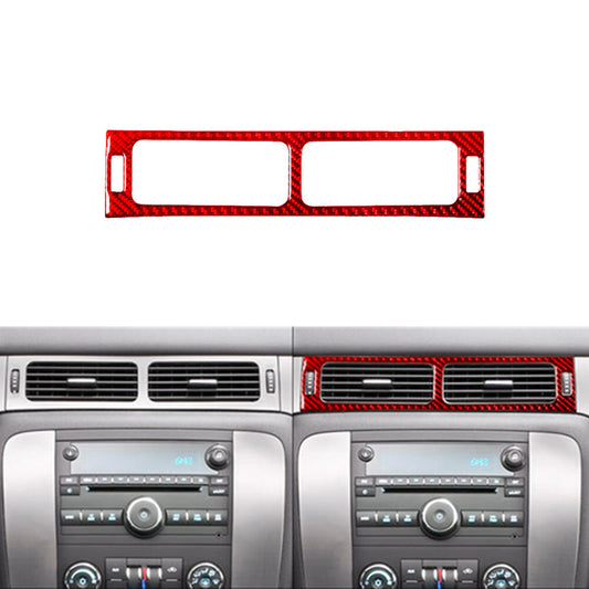 Carbon Fiber Rear Cup Holder Frame Trim Cover for KIA Sedona 2015-2016 Type B v