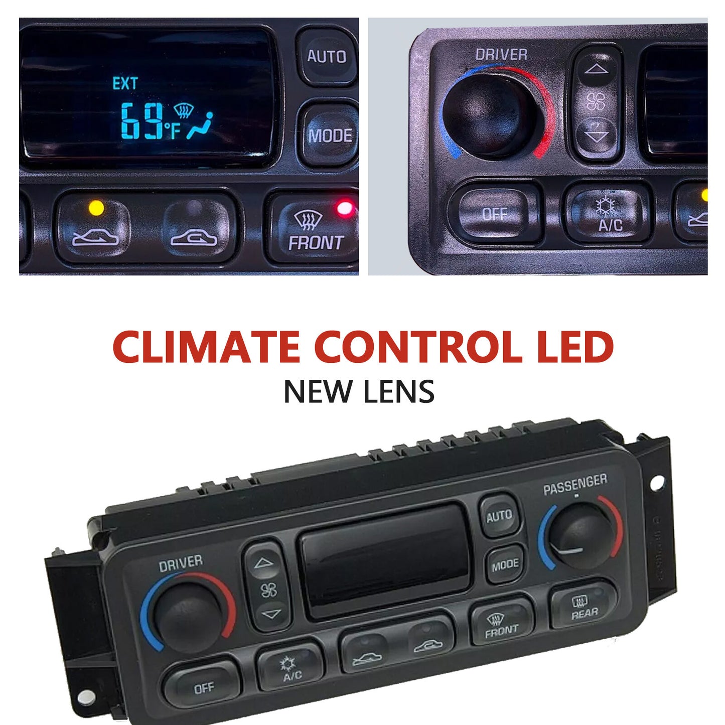 Replacement parts for 1997-2004 C5 for Corvette air conditioning climate control HVAC 09352181 Q