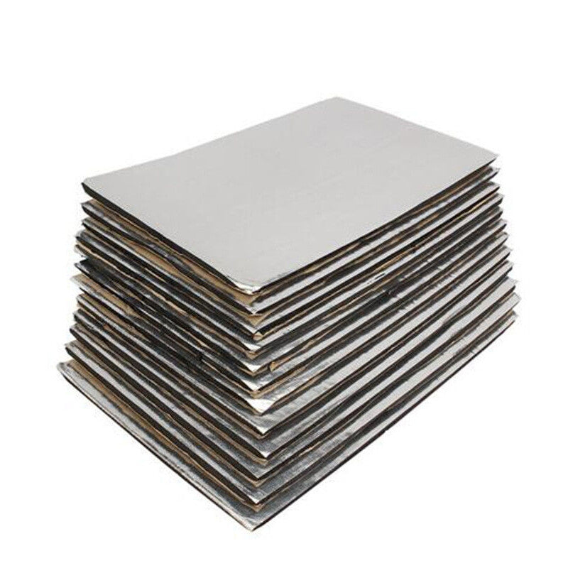 12-pack 19.7-inch x 11.8-inch car firewall sound and heat insulation pads