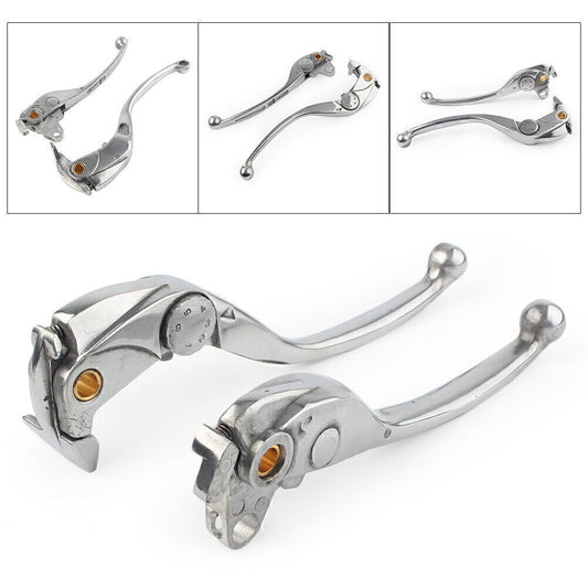 2X Chrome Black Brake Clutch Levers Fit for Honda CBR1000RR 04-07 CB1000R 2008-2016 Q