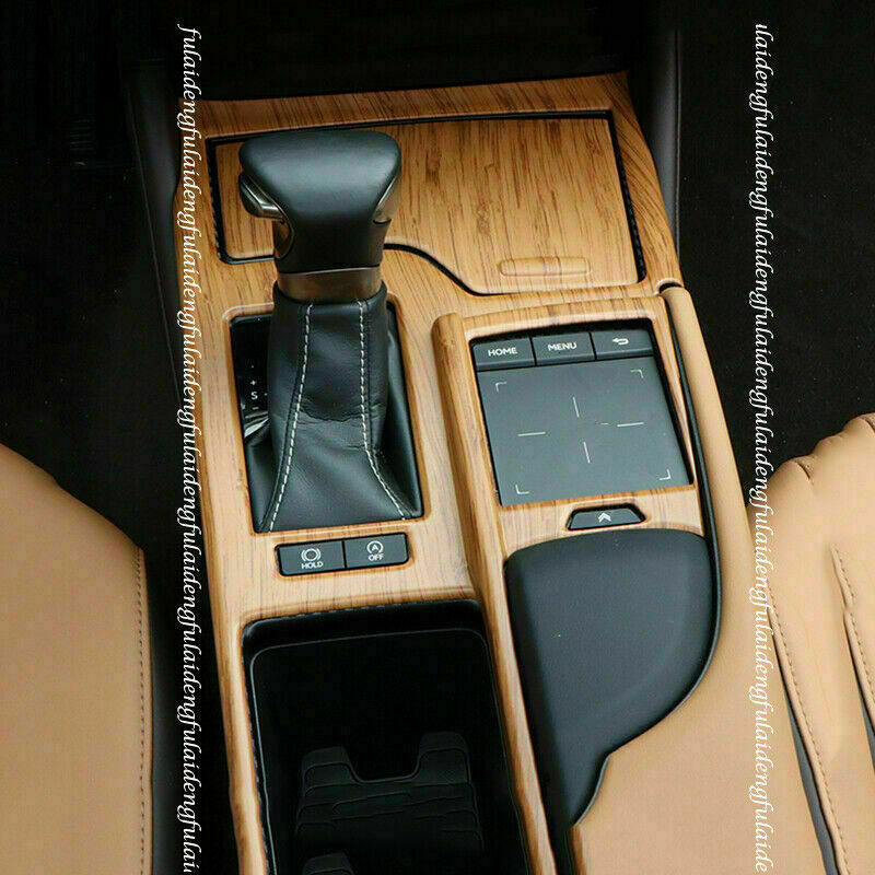 for Lexus ES350 300H Wood Grain ABS Inner Gear Shift Box Panel Cover 2019-2022