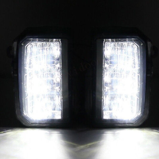 Dual front fog lights with covers for Subaru Forester 2019 - 2021