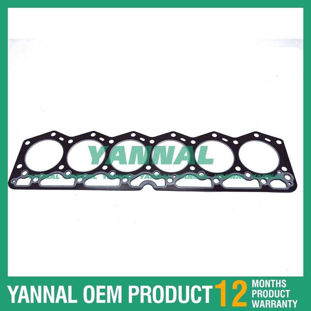 6D105 head gasket is suitable for engine spare parts.