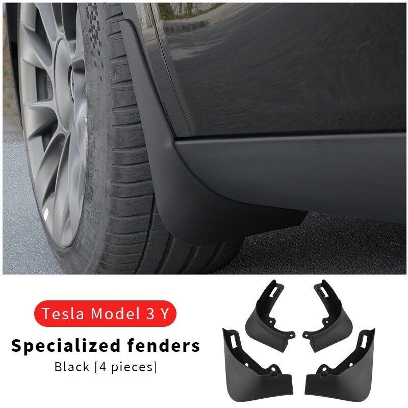 4-piece mudguard splash guard for Model Y /3 20-23 front and rear - n