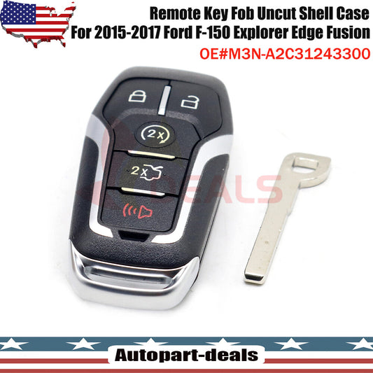 M3N-A2C31243300 for Smart Remote Control Keychain Protective Case for 2015, 2016, and 2017  for ford  F-150 Explorers. Q
