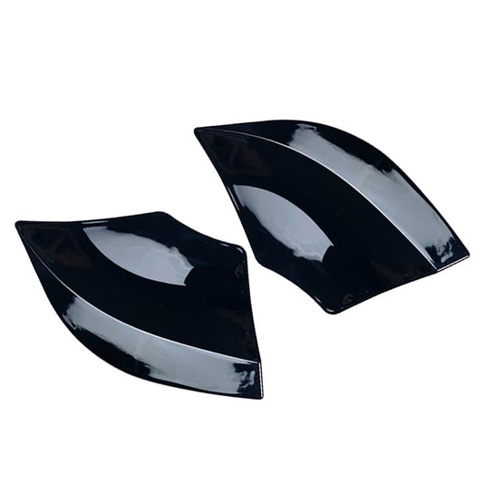 Blk Rear Bumper Side Splitter Spoiler Canards Fender for Benz W176 A45 13-18 Q