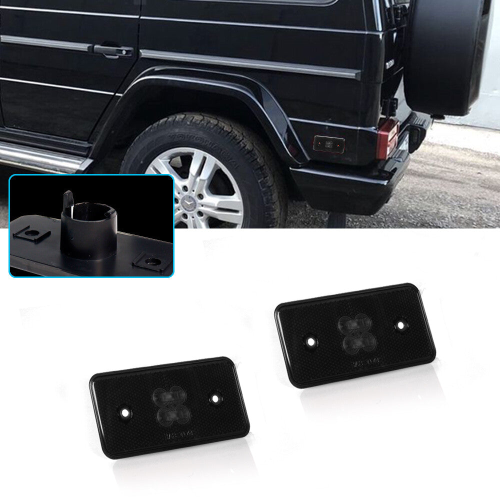 Black lens rear marker light housing suitable for 2002-2015 G550 G500- v
