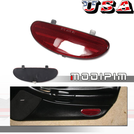 10295148 Inner door panel reflector light cap red for Corvette 1997 - 2004- v