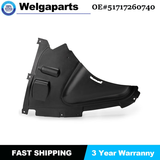 New Front Right Splash Shields Fender Liner 51717260740 for BMW 328i 335i F35